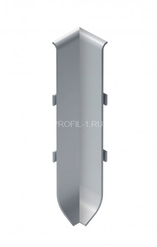 Угол внутренний для напольного плинтуса 80 мм NEEXY I-AKBD80-MS серебро матовое Угол внутренний для напольного плинтуса 80 мм NEEXY I-AKBD80-MS серебро матовое