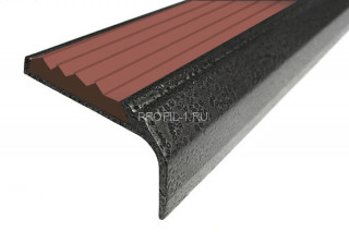 Угловой порог 42х23 мм алюминиевый противоскользящий АУ-42/23-Антик серебро-коричневый 1,35 м Угловой порог 42х23 мм алюминиевый противоскользящий АУ-42/23-Антик серебро-коричневый 1,35 м