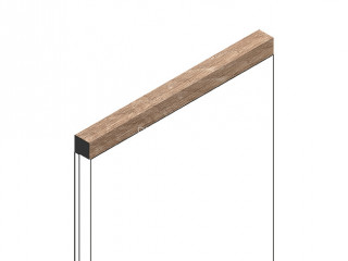 Декоративная рейка HiWood D12V1 BR416 из фитополимера под дерево 12мм х 12мм х 2.7м Декоративная рейка HiWood D12V1 BR416 из фитополимера под дерево 12мм х 12мм х 2.7м