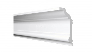 Потолочный плинтус Decor-Dizayn DD502 полистирол белый, под покраску 80х40х2000 мм