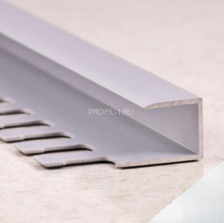 Окантовочный П-профиль алюминиевый 10 мм ПО-П10 белый муар 2,7 м Окантовочный П-профиль алюминиевый 10 мм ПО-П10 белый муар 2,7 м
