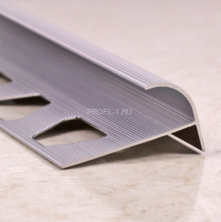 С-образный профиль алюминиевый 10 мм ПО-10,5 серебро матовое 2,7 м С-образный профиль алюминиевый 10 мм ПО-10,5 серебро матовое 2,7 м