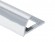 Алюминиевый профиль для плитки С-образный 8 мм PV16-00 натуральный 2,7 м