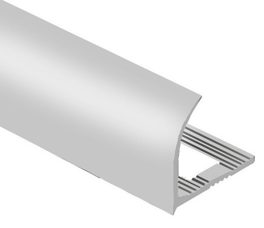 Профиль для плитки С-образный внешний алюминий 12 мм PV24-02 серебро матовое 2,7 м