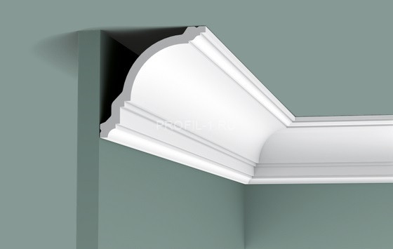 Потолочный плинтус Orac Decor Duropolymer CX106 белый полистирол 118х117 мм 2м