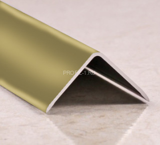 Угол защитный 15х15 мм алюминий PV61-09 шампань блестящая 2,7 м Угол защитный 15х15 мм алюминий PV61-09 шампань блестящая 2,7 м