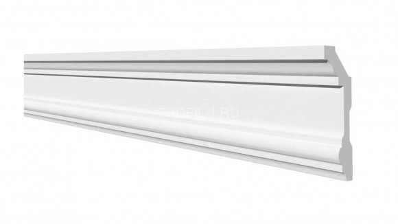Потолочный плинтус Decor-Dizayn DD503 полистирол белый, под покраску 100х50х2000 мм