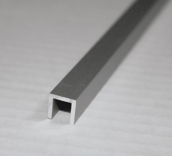 Алюминиевый П-профиль 10х10 мм Евротрим 0200.01 серебро 2,95 м