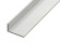 Алюминиевый уголок анодированный 20х40х0,9 мм 3м разнополочный серебро