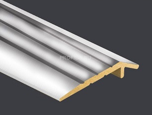 Порог-кант 30х5 мм с насечками Cezar LPS 1,0 м латунь хром с отверстием Порог-кант 30х5 мм с насечками Cezar LPS 1,0 м латунь хром с отверстием