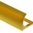 Профиль для плитки С-образный внешний алюминий 12 мм PV24-04 золото матовое 2,7 м