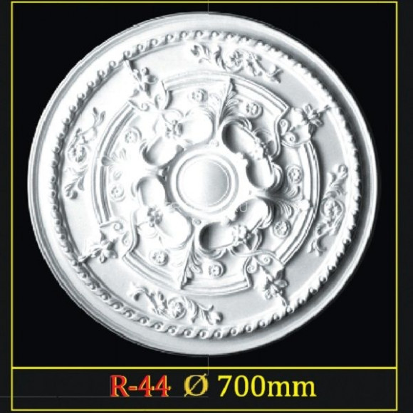 Потолочная розетка Glanzepol R-44 700 мм белая полистирол Потолочная розетка Glanzepol R-44 700 мм белая полистирол