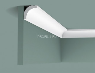 Потолочный плинтус Orac Decor Durofoam CB520N белый полистирол 35х35 мм 2м