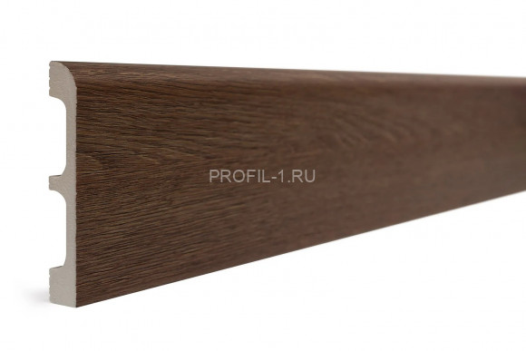 Напольный плинтус Decor-Dizayn 706-82SH полистирол под дерево 80х13х2400 мм