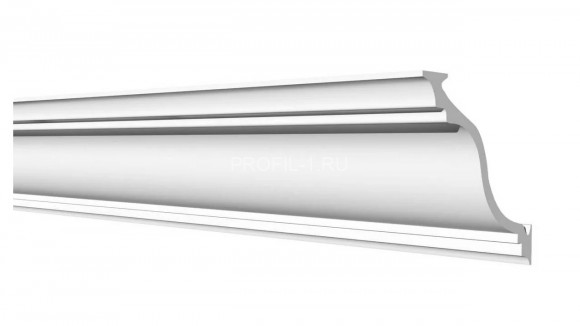 Потолочный плинтус Decor-Dizayn DD504 полистирол белый, под покраску 115х115х2000 мм