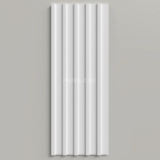 Стеновая декоративная панель 3D Decor-Dizayn DD901(3m) из полистирола белая, под покраску 150х10х3000 мм