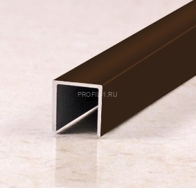 Алюминиевый П-профиль 10х10 мм Евротрим 0200.03 бронза 2,95 м