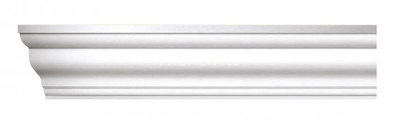 Плинтус потолочный DECOMASTER D155ДМ (50x50x2000) ударопрочный, белый, под покраску