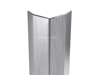 Уголок из нержавеющей стали равнополочный ПБ 15х15 (скос AISI 304) шлифованный 3 м