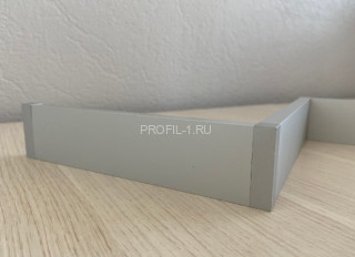 Алюминиевый плинтус напольный 40 мм ПТ-41 сырой 3 м Алюминиевый плинтус напольный 40 мм ПТ-41 сырой 3 м