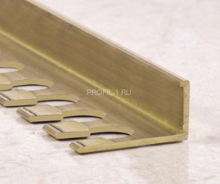Профиль L-образный гибкий 10 мм (LPG 10)Cezar PVL05 L латунь полированная 2,5 м Профиль L-образный гибкий 10 мм (LPG 10)Cezar PVL05 L латунь полированная 2,5 м