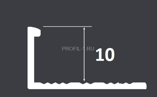 Профиль L-образный гибкий 10 мм (LPG 10)Cezar PVL05 L латунь полированная 2,5 м Профиль L-образный гибкий 10 мм (LPG 10)Cezar PVL05 L латунь полированная 2,5 м
