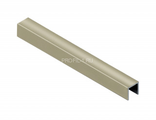 П-профиль алюминиевый 6х10 мм NEEXY PV85-17 BT титан блестящий 2.7 м