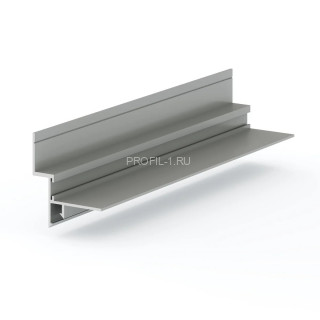 Теневой профиль потолочный под подсветку алюминиевый Laconistiq Gips Regular без покрытия 43х38х3000 мм отступ 10 мм Теневой профиль потолочный под подсветку алюминиевый Laconistiq Gips Regular без покрытия 43х38х3000 мм отступ 10 мм