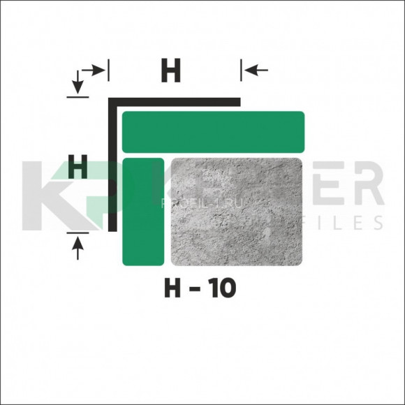Декоративный уголок 10х10 мм из нержавеющей стали SS 304 FSAP002-10-P S.S.304 полированный 2.7 м