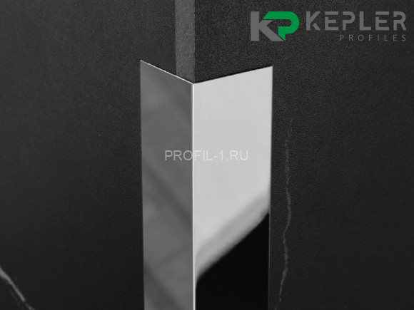 Декоративный уголок 10х10 мм из нержавеющей стали SS 304 FSAP002-10-P S.S.304 полированный 2.7 м