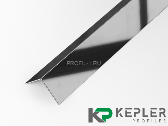 Декоративный уголок 10х10 мм из нержавеющей стали SS 304 FSAP002-10-P S.S.304 полированный 2.7 м