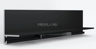 Алюминиевый микроплинтус Laconistic micro-L max черный 245 см Алюминиевый микроплинтус Laconistic micro-L max черный 245 см