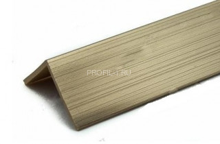 Защитный уголок ПВХ 20х20 Thermoplast оливка 2,75 м (25 штук)