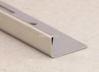 L-профиль из нержавеющей стали SL005-8H серебро глянец 2,7 м