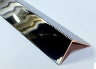 Латунный уголок равнополочный PА 15 OC 15х15 хром 3м