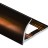Алюминиевый профиль для плитки С-образный 12 мм PV18-11 коричневый блестящий 2,7 м