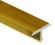 Профиль Т-образный 15 мм алюминий плоский PV35-04 золото матовое 2,7 м