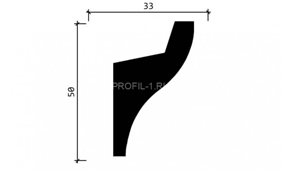 Потолочный плинтус с подсветкой Decor-Dizayn DD506 полистирол белый, под покраску 50х33х2000 мм