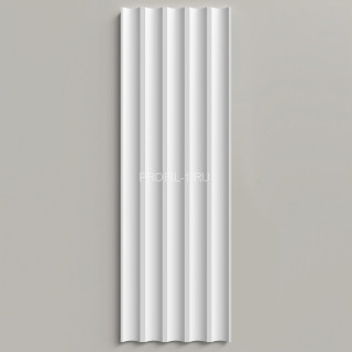 Стеновая декоративная панель 3D Decor-Dizayn DD902(3m) из полистирола белая, под покраску 130х10х3000 мм