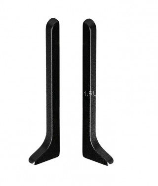 Комплект заглушек для напольного плинтуса  VILO linela 415 RAL 7024 (левая+правая 2шт.) антрацит Комплект заглушек для напольного плинтуса  VILO linela 415 RAL 7024 (левая+правая 2шт.) антрацит