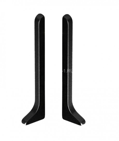 Комплект заглушек для напольного плинтуса  VILO linela 415 RAL 7024 (левая+правая 2шт.) антрацит Комплект заглушек для напольного плинтуса  VILO linela 415 RAL 7024 (левая+правая 2шт.) антрацит