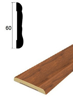 Наличник ПВХ 60 мм Lemal 22060 Цвет 8606 Под дерево 2,2 м