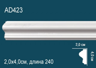 Молдинг Перфект AD423 40х20 мм 240 см