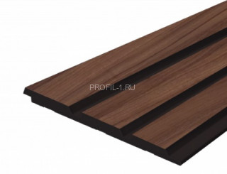 Стеновая панель Hiwood LV124 BR395K под дерево 120х12 мм 2,7 м