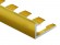 Профиль L-образный гибкий алюминий 10 мм PV05-04 золото матовое 2,7 м