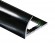 Алюминиевый профиль для плитки С-образный 12 мм PV18-19 черный блестящий 2,7 м