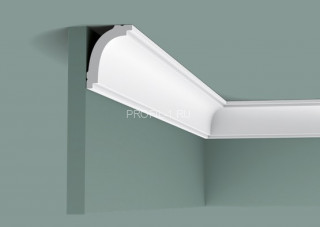 Потолочный плинтус Orac Decor Durofoam CB523N белый полистирол 59х44 мм 2м