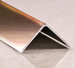 Угол защитный 15х15 мм алюминий PV61-15 розовый блестящий 2,7 м Угол защитный 15х15 мм алюминий PV61-15 розовый блестящий 2,7 м