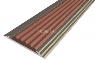 Противоскользящий порог алюминиевый одноуровневый 40 мм АП-40-Анод шампань-коричневый 1,35 м Противоскользящий порог алюминиевый одноуровневый 40 мм АП-40-Анод шампань-коричневый 1,35 м