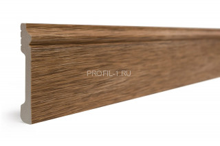 Напольный плинтус Decor-Dizayn 005-83SH полистирол под дерево 79х13х2400 мм